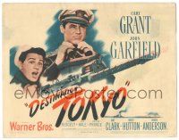 8p056 DESTINATION TOKYO TC '43 Cary Grant w/binoculars & John Garfield at machine gun!