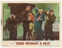8p480 FIEND WITHOUT A FACE LC #6 '58 English sci-fi horror, image of cast attacked!