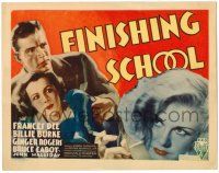 8p071 FINISHING SCHOOL TC '34 Frances Dee, Billie Burke, smoking Ginger Rogers!