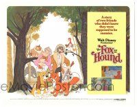 8p076 FOX & THE HOUND TC '81 two friends who didn't know they were supposed to be enemies!