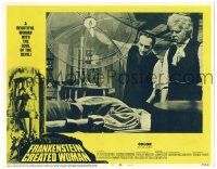 8p495 FRANKENSTEIN CREATED WOMAN LC #7 '67 cool image of Peter Cushing in his lab!