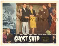 8p510 GHOST SHIP LC #3 '53 Hazel Court, Dermot Walsh, Hugh Burden on creepy dreaded devil-yacht!