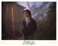 8p529 GORILLAS IN THE MIST LC '88 cool portrait image of Sigourney Weaver as Dian Fossey!