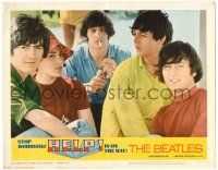 8p552 HELP LC #8 '65 Eleanor Bron & The Beatles, John, Paul, George & Ringo, rock & roll classic!
