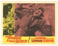 8p568 HORROR OF PARTY BEACH/CURSE OF THE LIVING CORPSE LC #2 '64 c/u of screaming man!