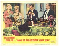 8p573 HOW TO MURDER YOUR WIFE LC #8 '65 Jack Lemmon, Virna Lisi, the most sadistic comedy!