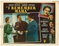 8p579 I REMEMBER MAMA LC #7 '48 Irene Dunne, Oscar Homolka, directed by George Stevens!