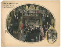 8p645 LITTLE LORD FAUNTLEROY LC '21 Mary Pickford dressed as boy on stairs watched by cast!