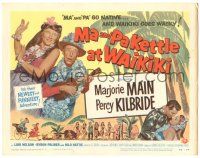 8p133 MA & PA KETTLE AT WAIKIKI TC '55 this time Main & Kilbride have gone native in Hawaii!