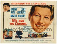 8p144 ME & THE COLONEL TC '58 Danny Kaye in a dual role, Curt Jurgens, Nicole Maurey