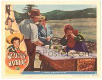 8p679 MEXICAN HAYRIDE LC #6 '48 Bud Abbott & man buying tamales from disguised Lou Costello!