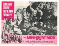 8p682 MINI-SKIRT MOB LC #1 '68 AIP, sexy outlaw biker action, get it if you're man enough!