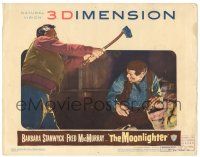 8p690 MOONLIGHTER LC #5 '53 excellent 3-D image of Fred MacMurray attacked!
