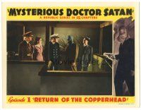 8p700 MYSTERIOUS DOCTOR SATAN chapter 1 LC '40 bad guy getting the best of our masked hero!