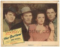 8p734 OUTLAW LC '46 Jane Russell, Jack Buetel, Walter Huston, Thomas Mitchell, Howard Hughes!