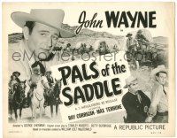 8p169 PALS OF THE SADDLE TC R53 wonderful c/u of young John Wayne + cool western action images!