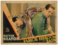 8p743 PARLOR BEDROOM & BATH LC '31 wacky image of Reginald Denny carrying Buster Keaton!