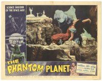 8p752 PHANTOM PLANET LC #8 '62 shocker of the space age, wacky monster holding sexy Dolores Faith!