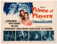 8p174 PRINCE OF PLAYERS TC '55 Richard Burton as Edwin Booth, Maggie McNamara, John Derek