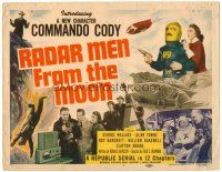 8p178 RADAR MEN FROM THE MOON chapter 1 TC '52 Commando Cody, Republic sci-fi serial in 12 chapters!