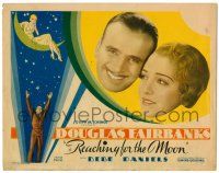 8p181 REACHING FOR THE MOON TC '30 stockbroker Douglas Fairbanks romances pretty Bebe Daniels!
