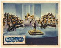 8p784 RHAPSODY IN BLUE LC '45 cool far shot of Paul Whiteman conducting his orchestra!