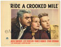 8p785 RIDE A CROOKED MILE LC '38 pretty Frances Farmer between Akim Tamiroff & Leif Erikson!