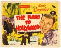 8p183 ROAD TO HOLLYWOOD TC '46 huge close up of singing Bing Crosby + wacky images!