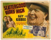 8p193 SCATTERGOOD RIDES HIGH TC '42 Guy Kibbee as Scattergood Baines, cool horse racing art!