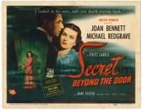 8p195 SECRET BEYOND THE DOOR TC '47 Joan Bennett, Michael Redgrave, Fritz Lang film noir!
