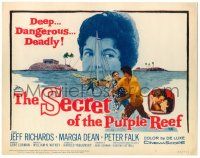 8p197 SECRET OF THE PURPLE REEF TC '60 adventure 40 fathoms down in shark-infested waters!