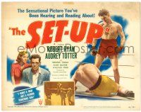 8p199 SET-UP TC '49 great image of boxer Robert Ryan fighting in the ring, Robert Wise!