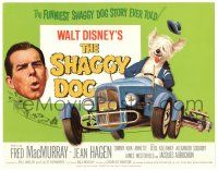 8p201 SHAGGY DOG TC R67 Disney, Fred MacMurray in the funniest sheep dog story ever told!