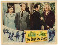 8p829 SKY'S THE LIMIT LC '43 Fred Astaire, Joan Leslie, it's a dance-filled holiday!