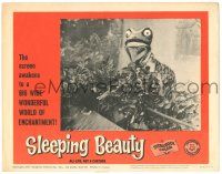 8p831 SLEEPING BEAUTY LC #1 '65 dubbed German version, image of frog!