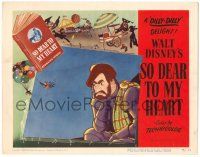 8p840 SO DEAR TO MY HEART LC #5 '49 Walt Disney's cartoon characters spilling out of book!