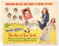 8p214 SO THIS IS NEW YORK TC '48 Henry Morgan the Madman of Radio, Rudy Vallee, Dona Drake!