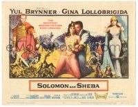 8p215 SOLOMON & SHEBA TC '59 Yul Brynner with hair & super sexy Gina Lollobrigida!