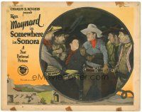 8p843 SOMEWHERE IN SONORA LC '27 Ken Maynard silent California cowboy western!