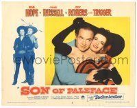 8p844 SON OF PALEFACE LC #2 '52 Roy Rogers & Trigger, Bob Hope, sexy Jane Russell!