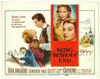 8p218 SONG WITHOUT END TC '60 Dirk Bogarde as Franz Liszt, sexy Genevieve Page, Capucine!
