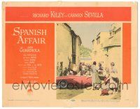 8p852 SPANISH AFFAIR LC #1 '57 Richard Kiley, Carmen Sevilla, Don Siegel!
