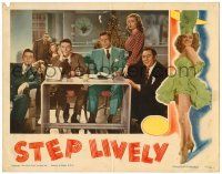 8p867 STEP LIVELY LC '44 Frank Sinatra, George Murphy, Gloria DeHaven, Wally Brown & Alan Carney!