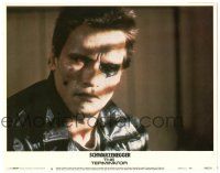 8p894 TERMINATOR LC #8 '84 close up of most classic cyborg Arnold Schwarzenegger wounded!