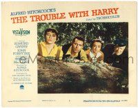 8p935 TROUBLE WITH HARRY LC #5 '55 Edmund Gwenn, John Forsythe, Shirley MacLaine, Mildred Natwick!