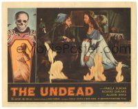 8p943 UNDEAD LC #7 '57 Roger Corman, cool image of sexy Pamela Duncan w/witch!