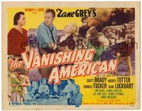 8p261 VANISHING AMERICAN TC '55 from Zane Grey novel, Scott Brady, Audrey Totter!