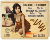 8p271 WHERE THE HOT WIND BLOWS TC R63 Jules Dassin's La Legge, art of sexy Gina Lollobrigida!