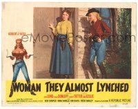 8p984 WOMAN THEY ALMOST LYNCHED LC #6 '53 super sexy female gunfighter Audrey Totter!