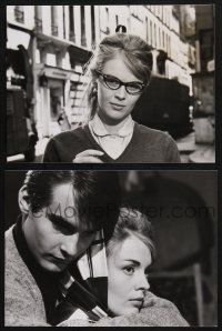 8r902 IN THE FRENCH STYLE 2 7.25x9.75 stills '63 sexy Jean Seberg in Paris, written by Irwin Shaw!